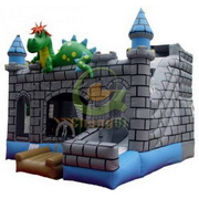 princess inflatable combo slide